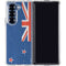 New Zealand Flag Distressed Galaxy Z Fold6 Clear Case